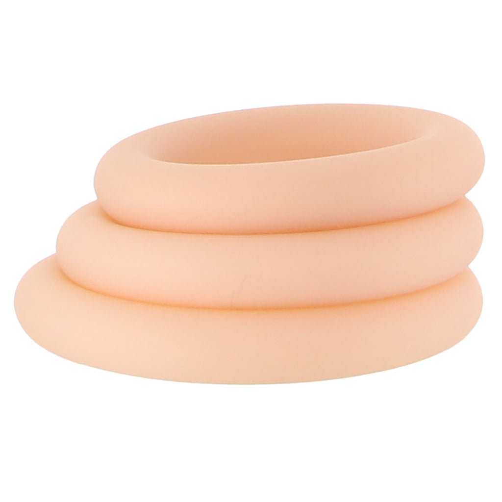 Jock Discreet Silicone Cock Ring Set in Light Cock Rings - Tophatter Daily Deals