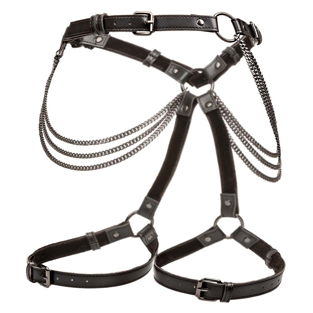 Euphoria Multi Chain Thigh Harness Bondage and Fetish > Pleasure Masks and Dress Up Play - Tophatter Daily Deals