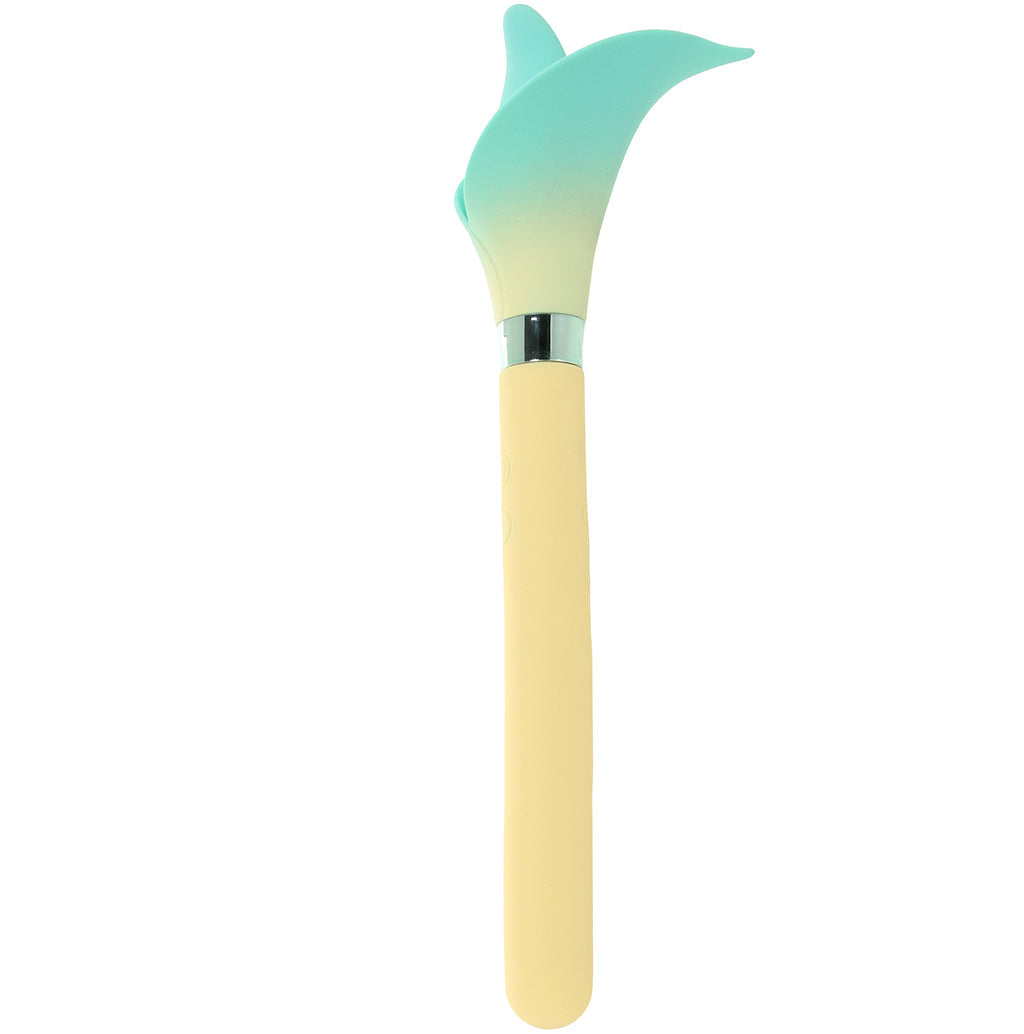 Vala Fiercely Powerful Silicone Flower Vibe in Yellow Vibrators > Clitoral Stimulators - Tophatter Daily Deals