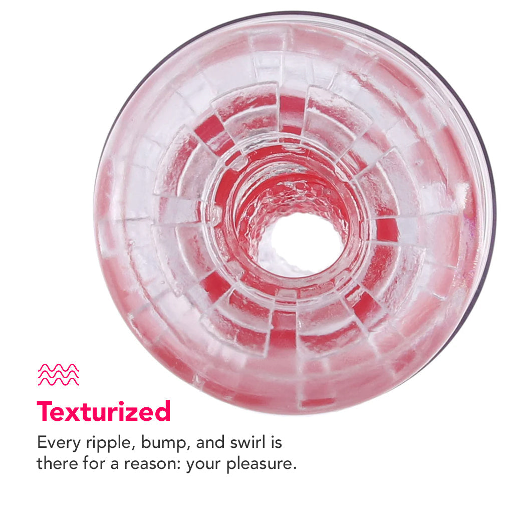 PDX Elite ViewTube 2 See-Thru Stroker Male Masturbators > Discreet Masturbators - Tophatter Daily Deals