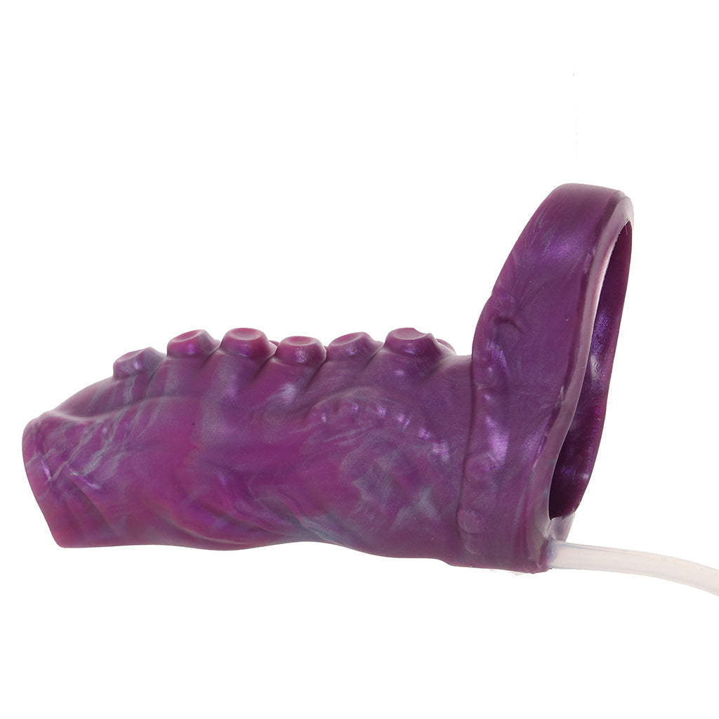 Creature Cocks Tentacle Squirting Enhancer in Purple - Tophatter's Adult Sex Toys Online Male Enhancement > Extenders and Sleeves - Tophatter Daily Deals