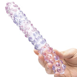 gläs 9 Inch Purple Rose Nubby Dildo - Tophatter's Adult Sex Toys Online Dildo Sex Toys > Double Ended Dildos - Tophatter Daily Deals
