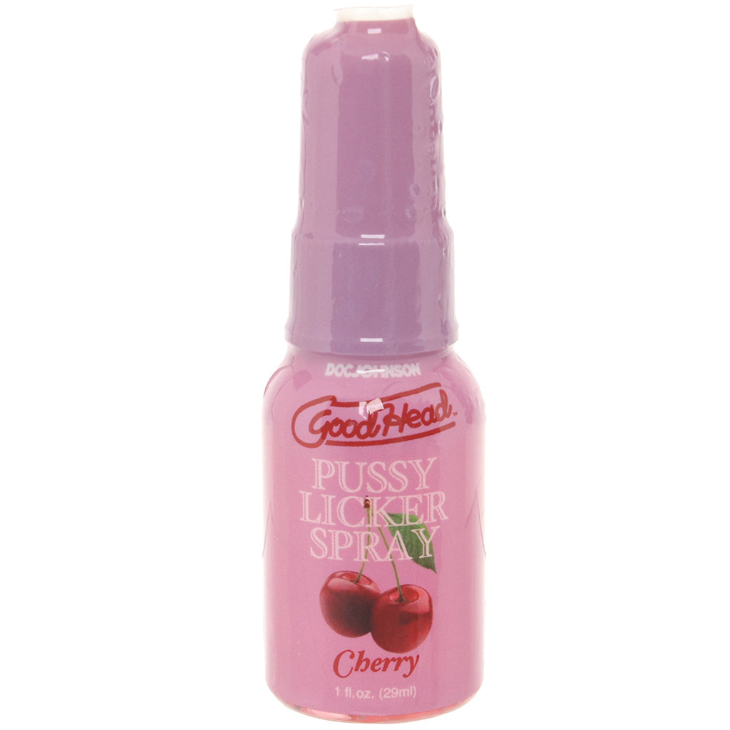 GoodHead Pussy Licker Spray 1fl.oz/29ml in Cherry - Tophatter's Adult Sex Toys Online Lubes and Lotions > Flavored Sex Lubes - Tophatter Daily Deals