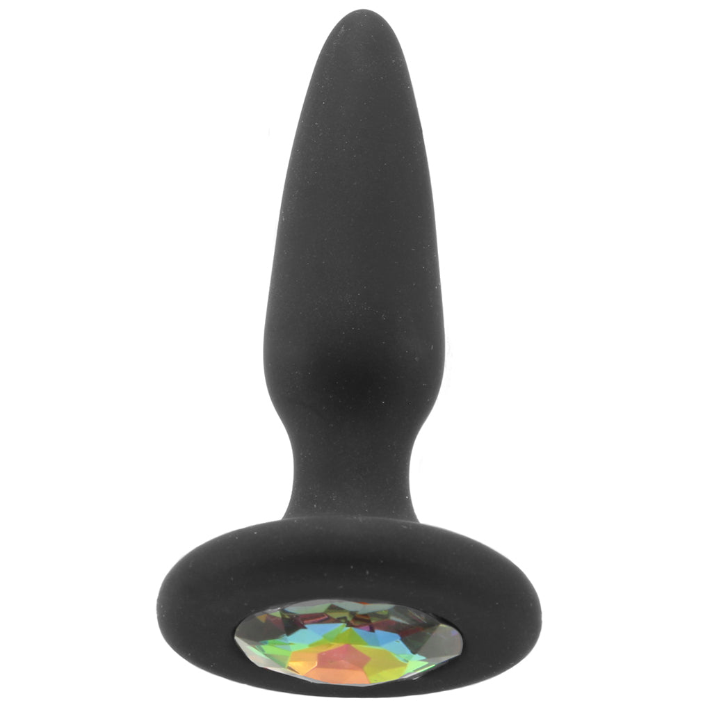 Glams Mini Rainbow Gem Silicone Butt Plug - Tophatter's Adult Products Anal Sex Toys > Butt Plugs - Tophatter Daily Deals