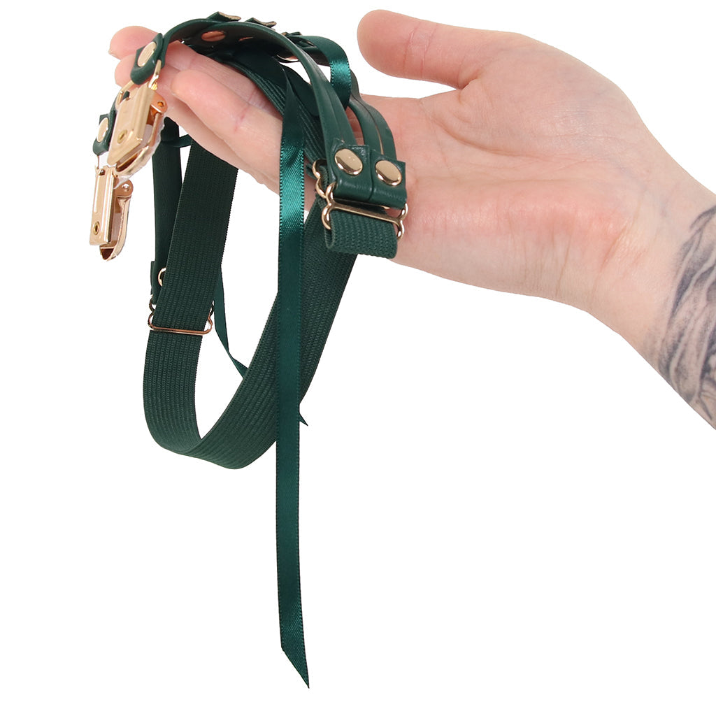 Sex & Mischief Indica Lace Up Garters Bondage and Fetish > Tools & Accessories - Tophatter Daily Deals