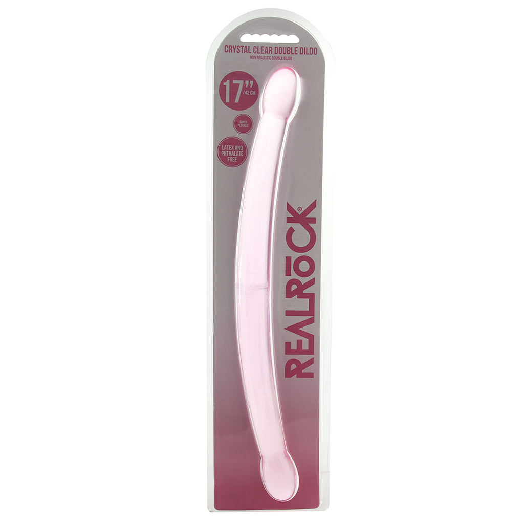 RealRock 17 Inch Double Ended Dildo in Pink - Tophatter's Adult Products Dildo Sex Toys > Double Ended Dildos - Tophatter Daily Deals