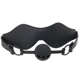 Nocturnal Collection Eye Mask & Breathable Ball Gag Set - Tophatter's Adult Sex Toys Online Bondage and Fetish > Ball Gags & Mouth Restraints - Tophatter Daily Deals
