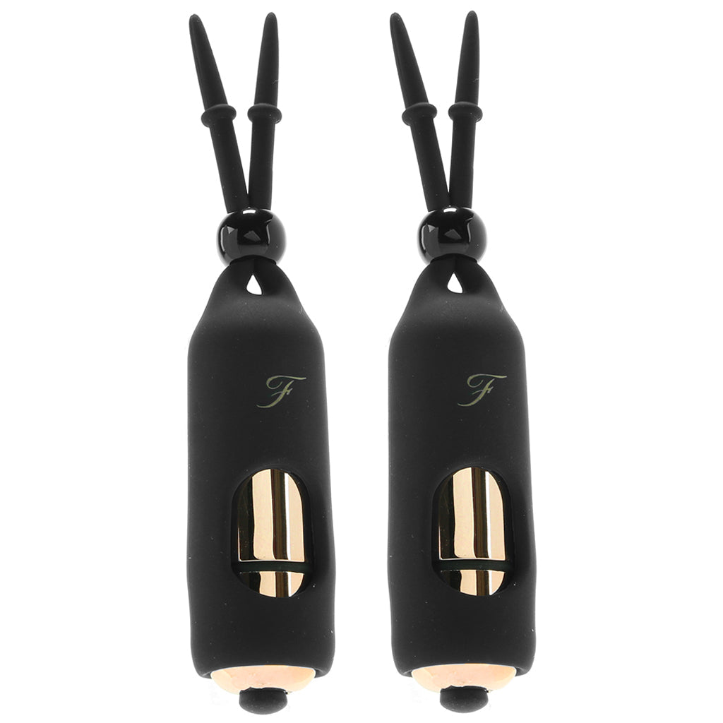 Frederick's of Hollywood Vibrating Nipple Stimulators Bondage and Fetish > Nipple Stimulators & Clamps - Tophatter Daily Deals