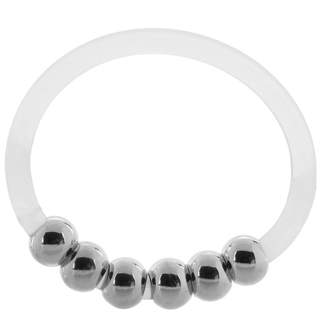XL Steel Beaded Silicone Rings Cock Rings - Tophatter Daily Deals