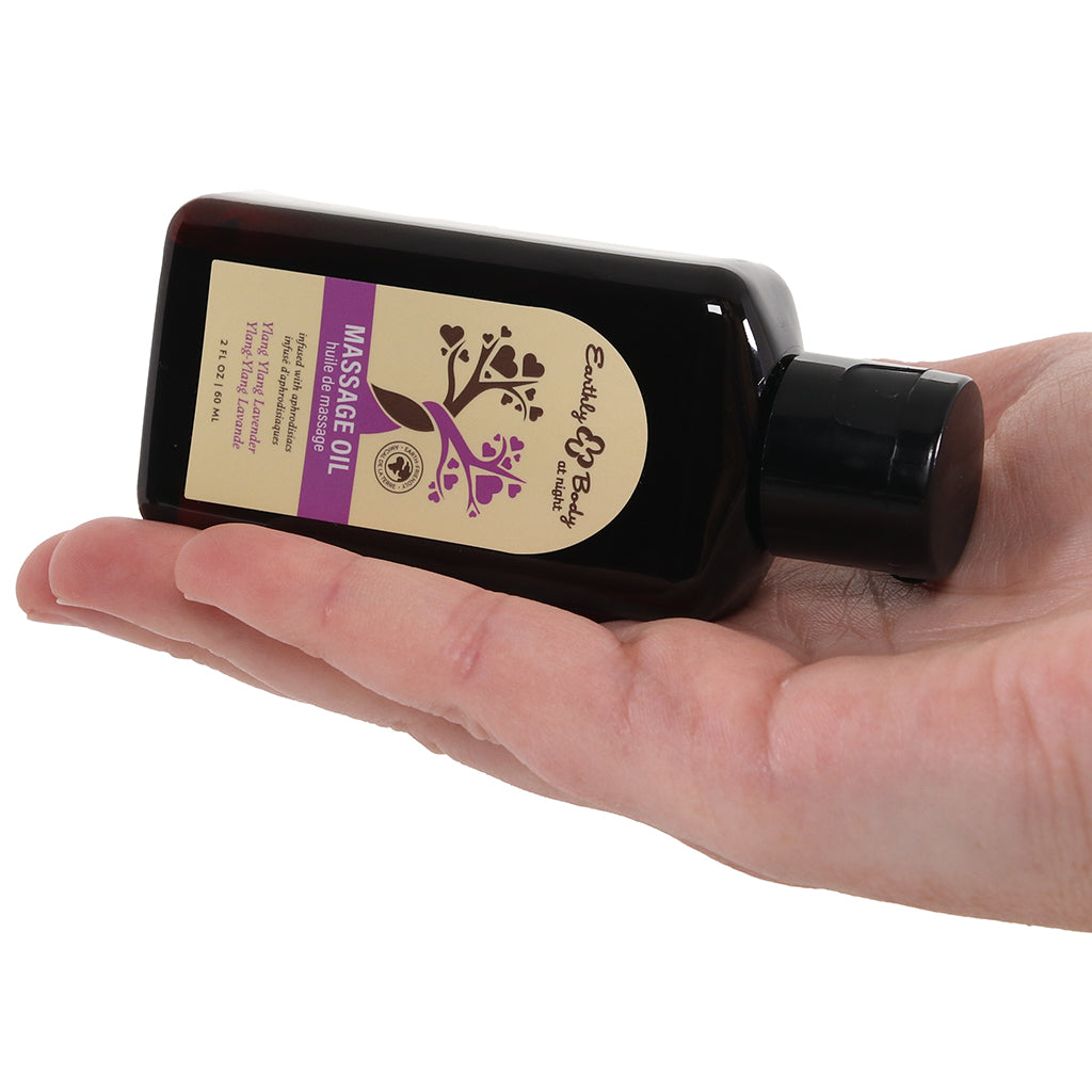 At Night Massage Oil 2oz/60ml in Ylang-Ylang Lavender - Tophatter's Adult Sex Toys Online Lubes and Lotions > Erotic Massage Oils - Tophatter Daily Deals