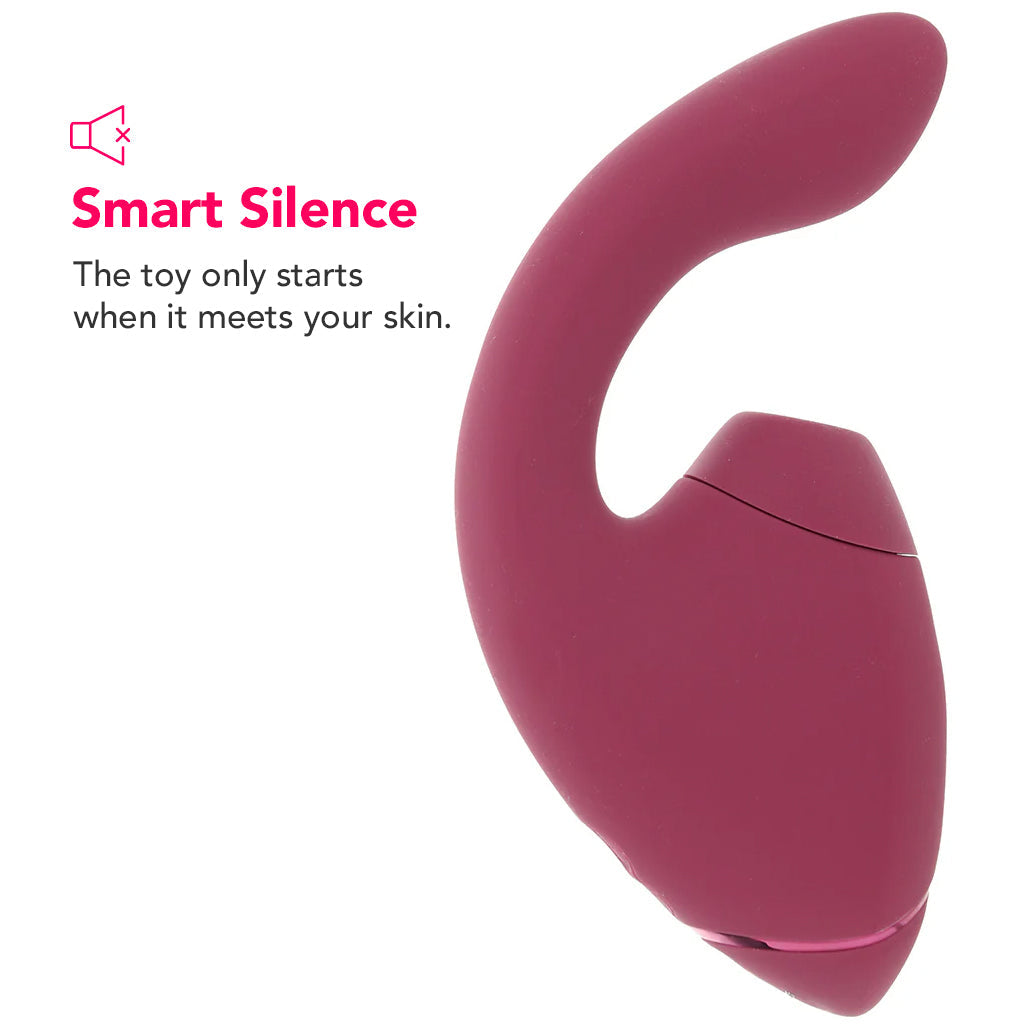 Womanizer Next Duo Clitoral Suction & G-Spot Vibe in Pink Vibrators > G-Spot Vibrators - Tophatter Daily Deals