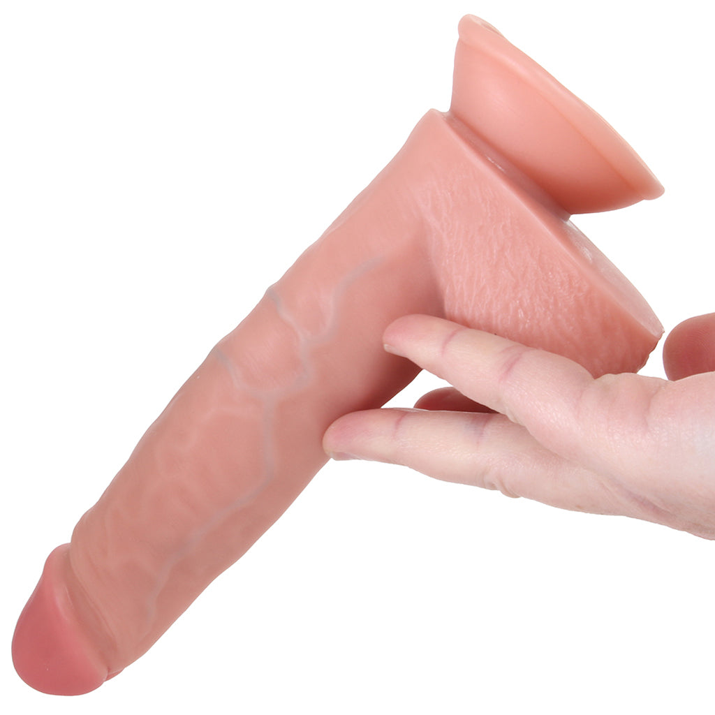 RealRock 7 Inch Vibrating Dildo in Light - Tophatter's Vibrator Deals Online Dildo Sex Toys > Realistic Dildos - Tophatter Daily Deals
