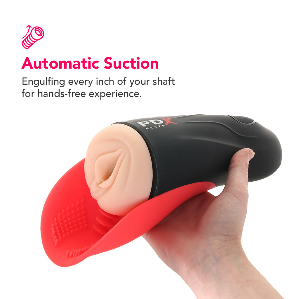 PDX Elite F**k-O-Matic Auto Suction Stroker Male Masturbators > Auto Strokers - Tophatter Daily Deals