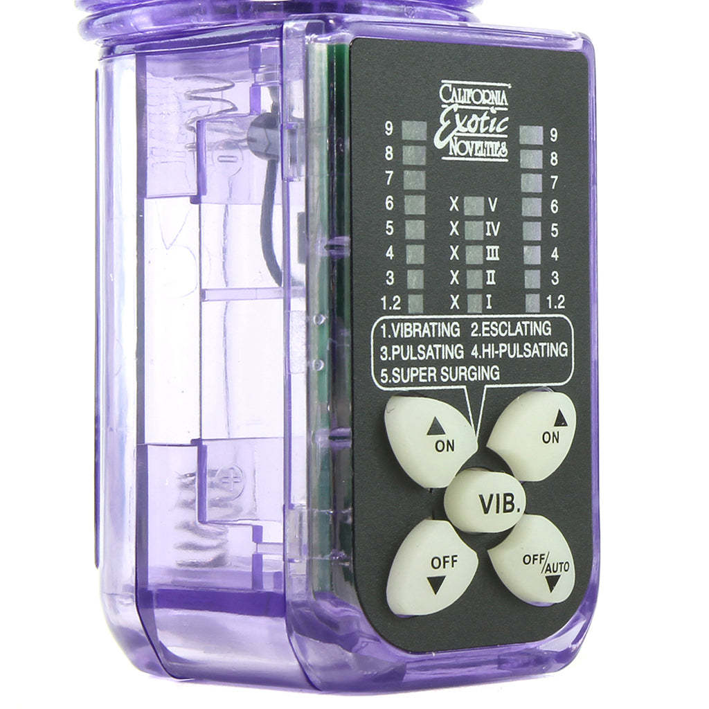 Purring Thrusting Panther Vibe in Purple Vibrators > Rabbit Vibrators - Tophatter Daily Deals