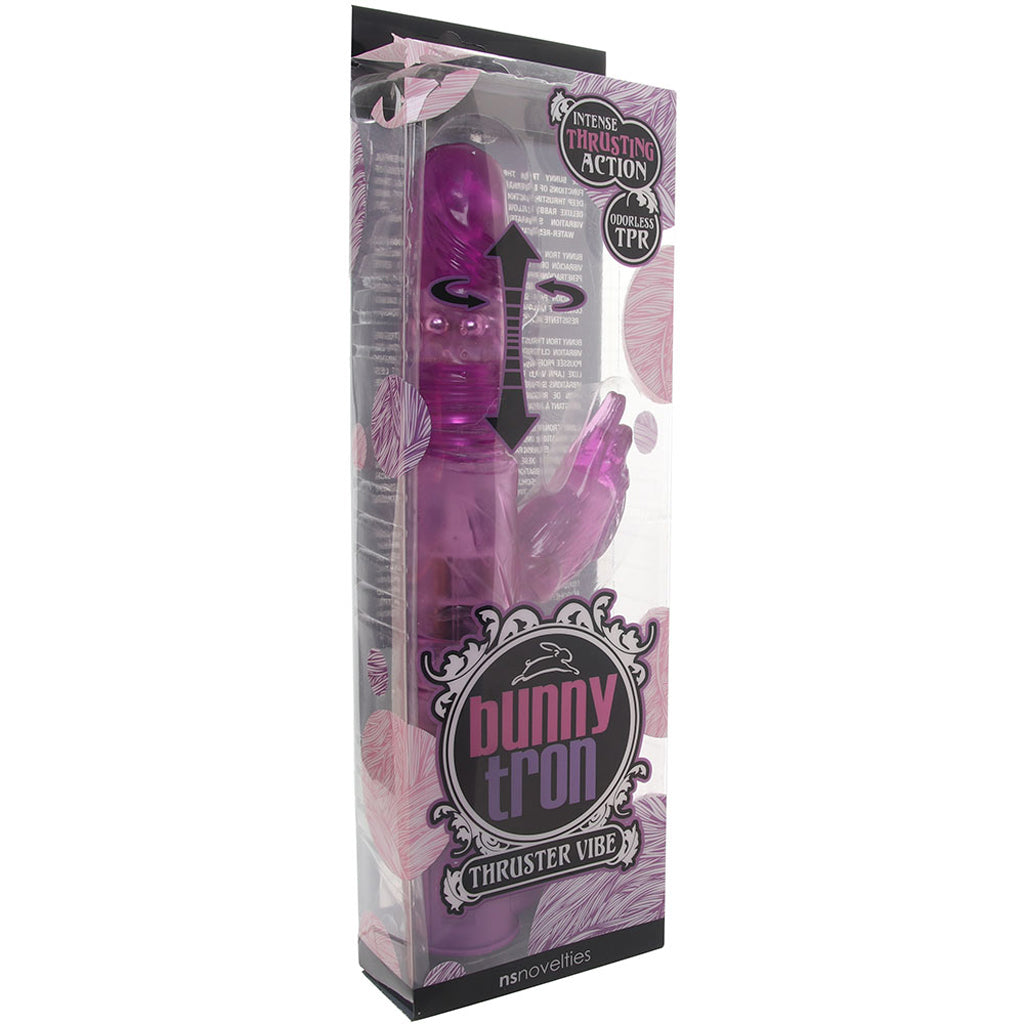 BunnyTron Thruster Rabbit Vibe in Purple - Tophatter's Adult Sex Toys Online Vibrators > Rabbit Vibrators - Tophatter Daily Deals