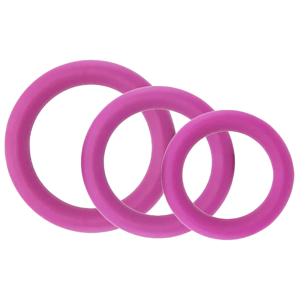 Silicone Cock Rings #2 in Purple Cock Rings - Tophatter Daily Deals