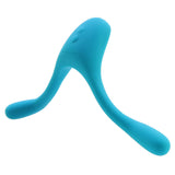 Tryst V2. Multi-Erogenous Silicone Vibe in Teal Vibrators > Clitoral Stimulators - Tophatter Daily Deals