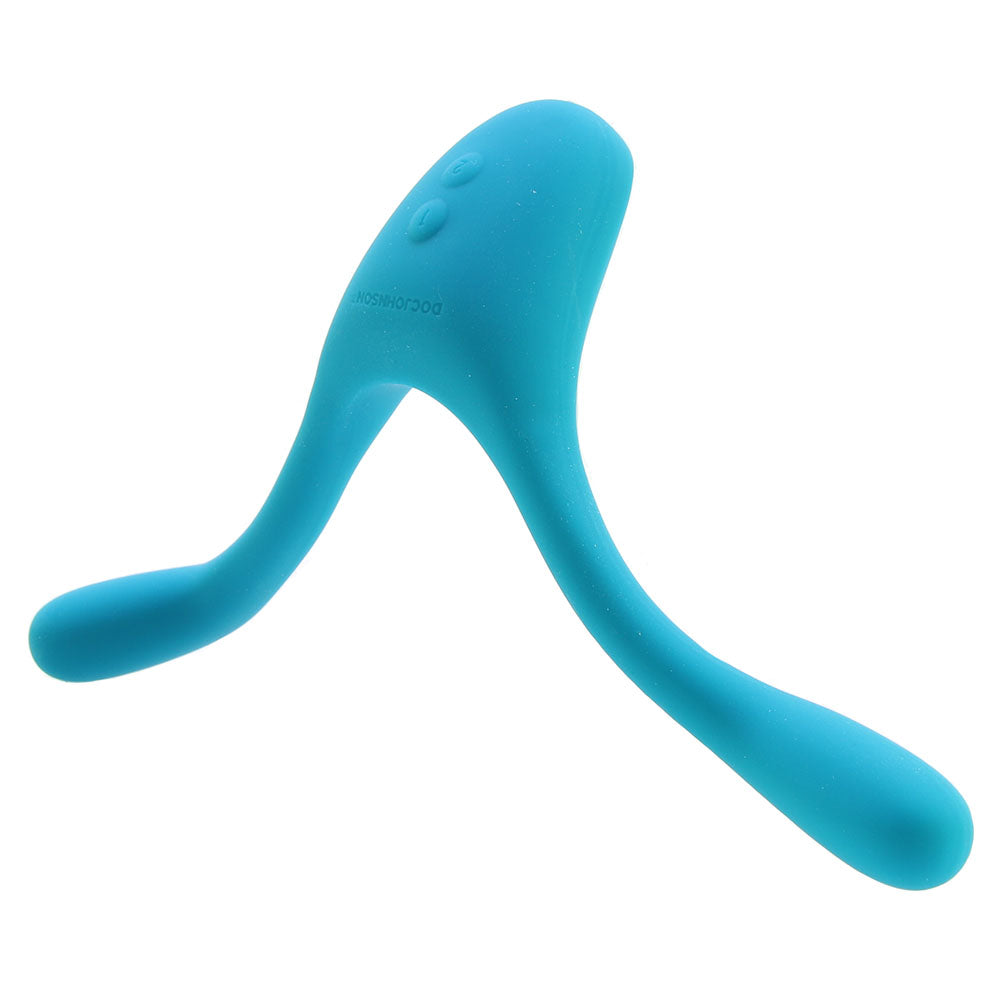 Tryst V2. Multi-Erogenous Silicone Vibe in Teal Vibrators > Clitoral Stimulators - Tophatter Daily Deals
