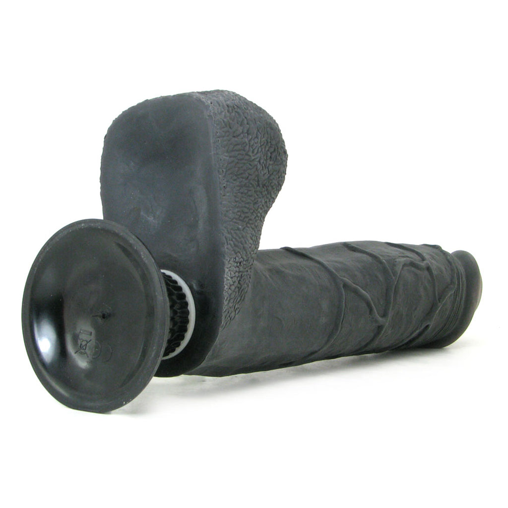 Real Feel Deluxe 11 Inch Wall Banger Vibe in Black - Tophatter's Adult Products Vibrators > Realistic Vibrator Dildos - Tophatter Daily Deals