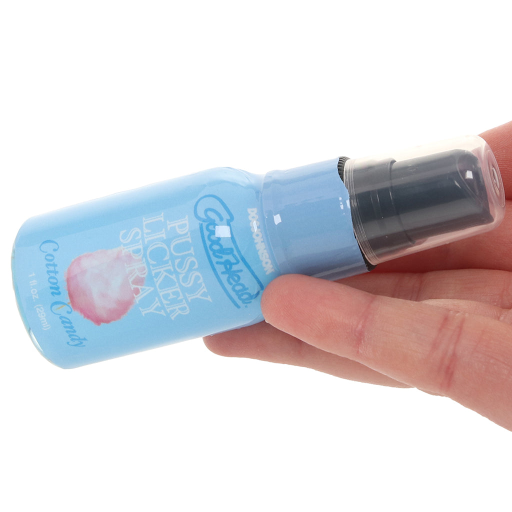 GoodHead Pussy Licker Spray 1fl.oz/29ml in Cotton Candy - Tophatter's Adult Sex Toys Online Lubes and Lotions > Flavored Sex Lubes - Tophatter Daily Deals