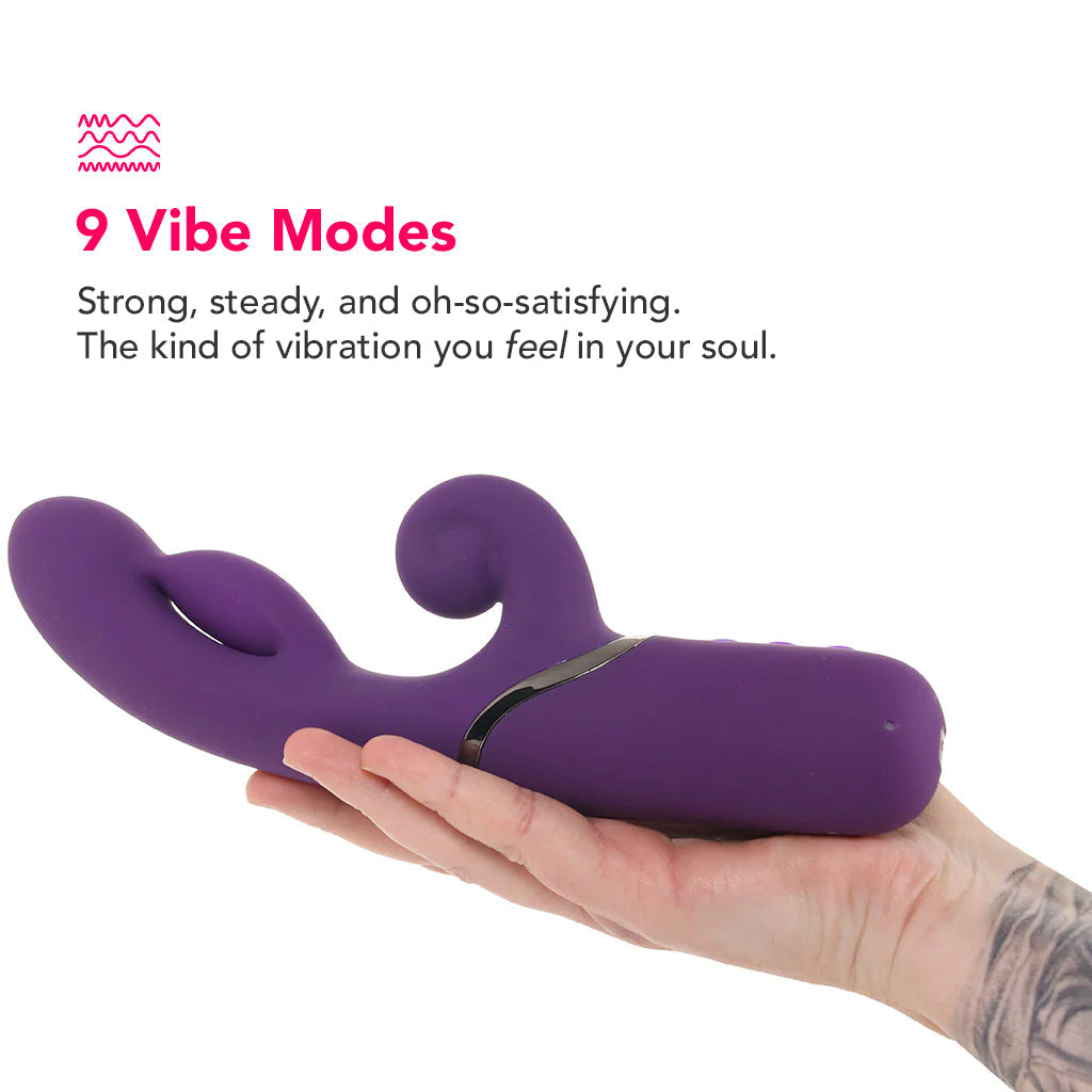Pleasure Puff Inflatable Rabbit Vibe Vibrators > Rabbit Vibrators - Tophatter Daily Deals