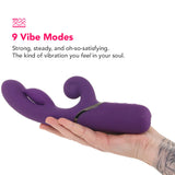 Pleasure Puff Inflatable Rabbit Vibe Vibrators > Rabbit Vibrators - Tophatter Daily Deals