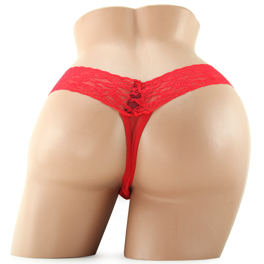Vibrating Panties with Hidden Vibe Pocket Red /M Vibrators > Wearable & Panty Vibrators - Tophatter Daily Deals