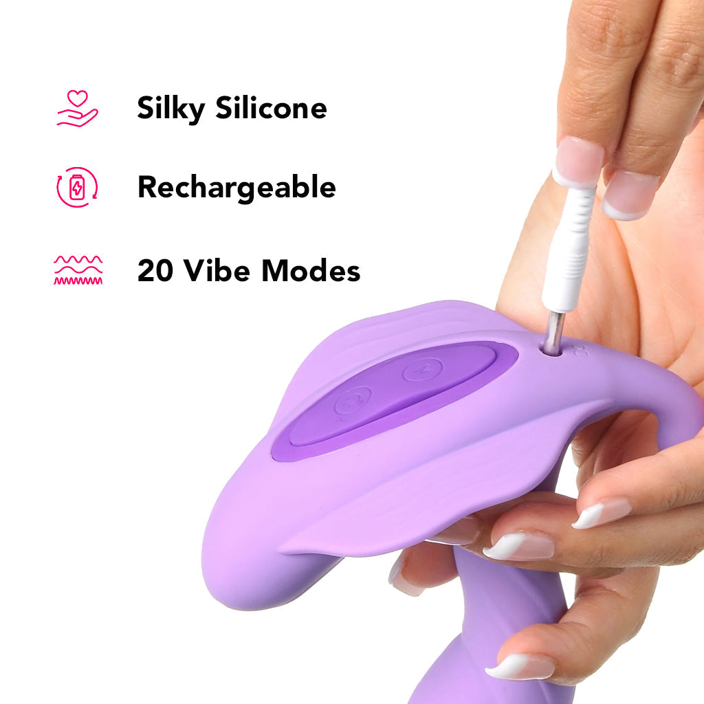 Fantasy For Her G-Spot Stimulate-Her Vibe in Purple Vibrators > G-Spot Vibrators - Tophatter Daily Deals