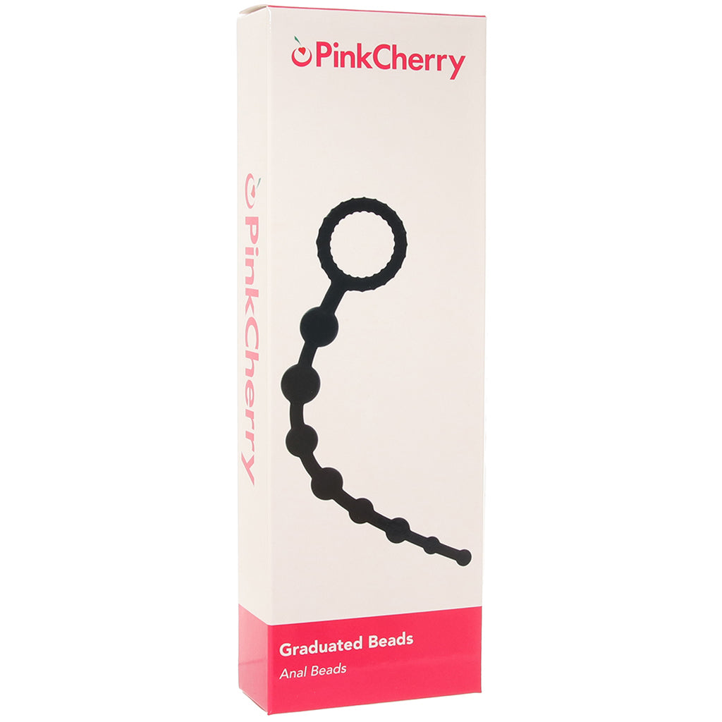 PinkCherry Graduated Anal Beads in Black - Tophatter's Adult Products Anal Sex Toys > Anal Beads - Tophatter Daily Deals
