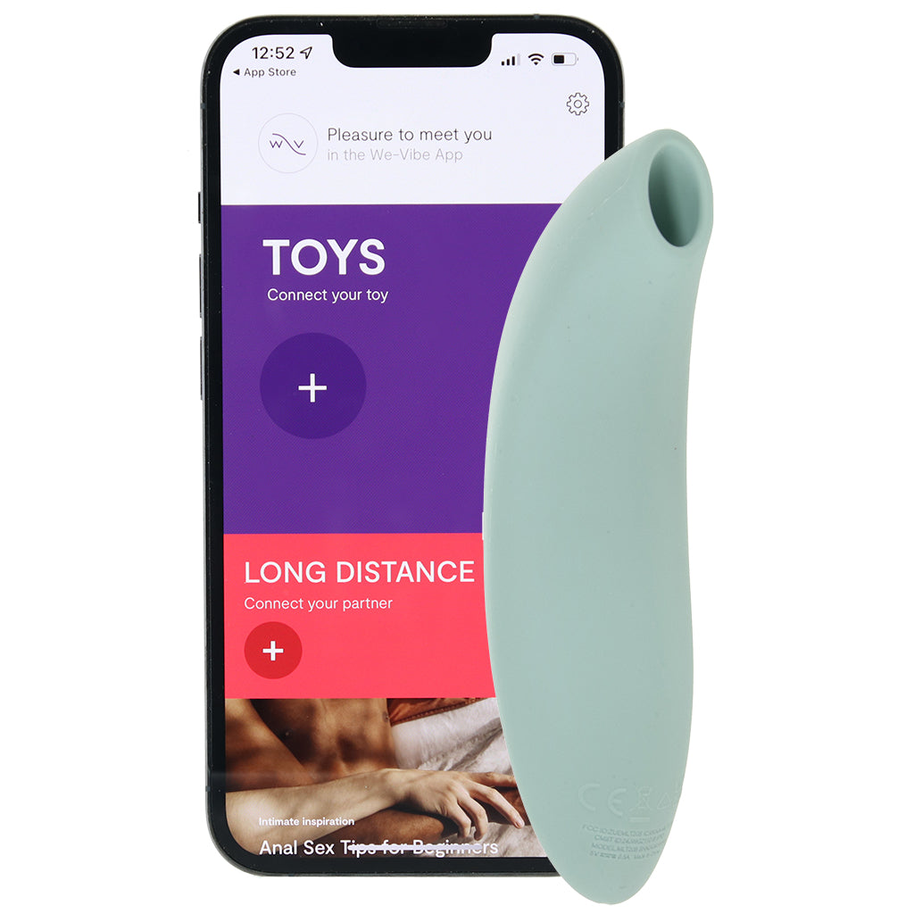 We-Vibe Melt 2 Pleasure Air Clitoral Stimulator in Sage Vibrators > Clitoral Stimulators - Tophatter Daily Deals