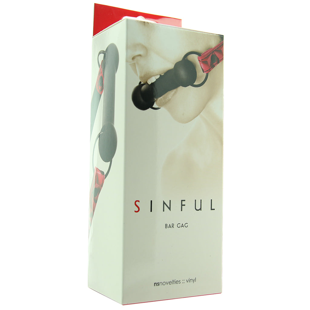 Sinful Bar Gag in Pink - Tophatter's Adult Products Bondage and Fetish > Ball Gags & Mouth Restraints - Tophatter Daily Deals