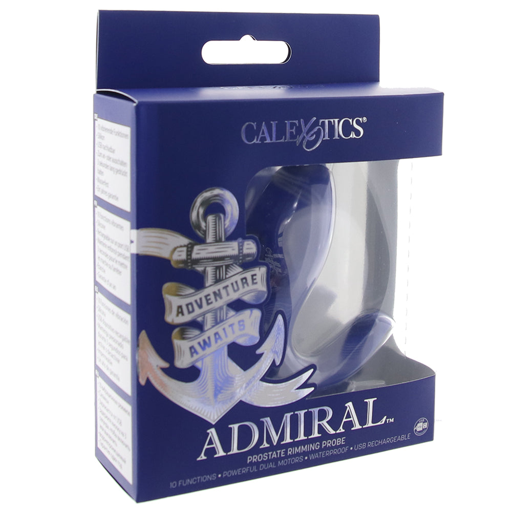 Admiral Vibrating Rechargeable Prostate Probe - Tophatter's Adult Sex Toys Online Anal Sex Toys > Prostate Massagers - Tophatter Daily Deals