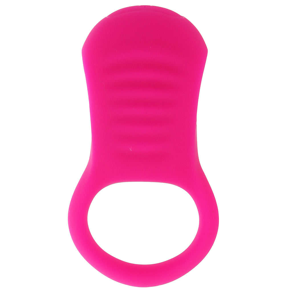 Basic Essentials Ridge Rider Vibrating Cock Ring - Tophatter's Vibrator Deals Online Cock Rings - Tophatter Daily Deals