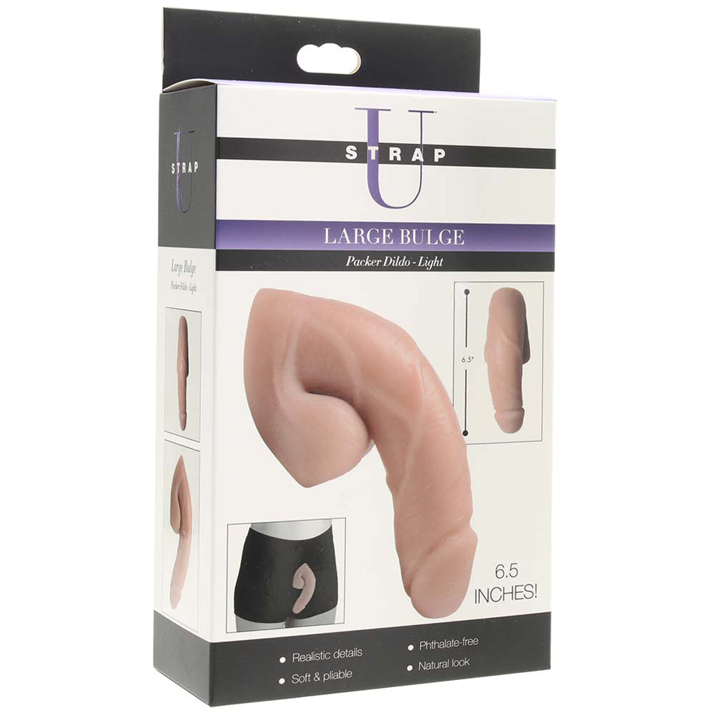 Strap U Large Bulge 6.5 Inch Packer Dildo in Light - Tophatter's Adult Products Dildo Sex Toys > Realistic Dildos - Tophatter Daily Deals