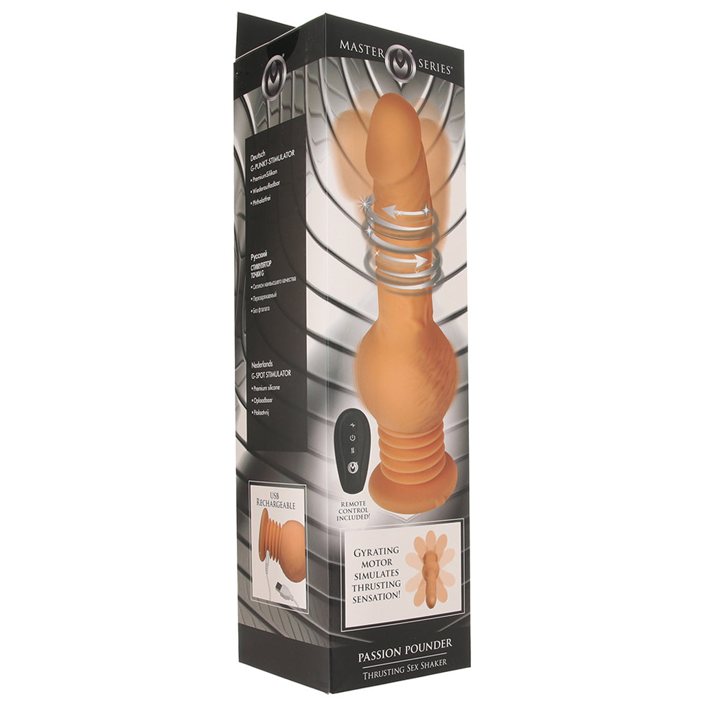 Master Series Passion Pounder Thrusting Vibe - Tophatter's Vibrator Deals Online Vibrators > Realistic Vibrator Dildos - Tophatter Daily Deals