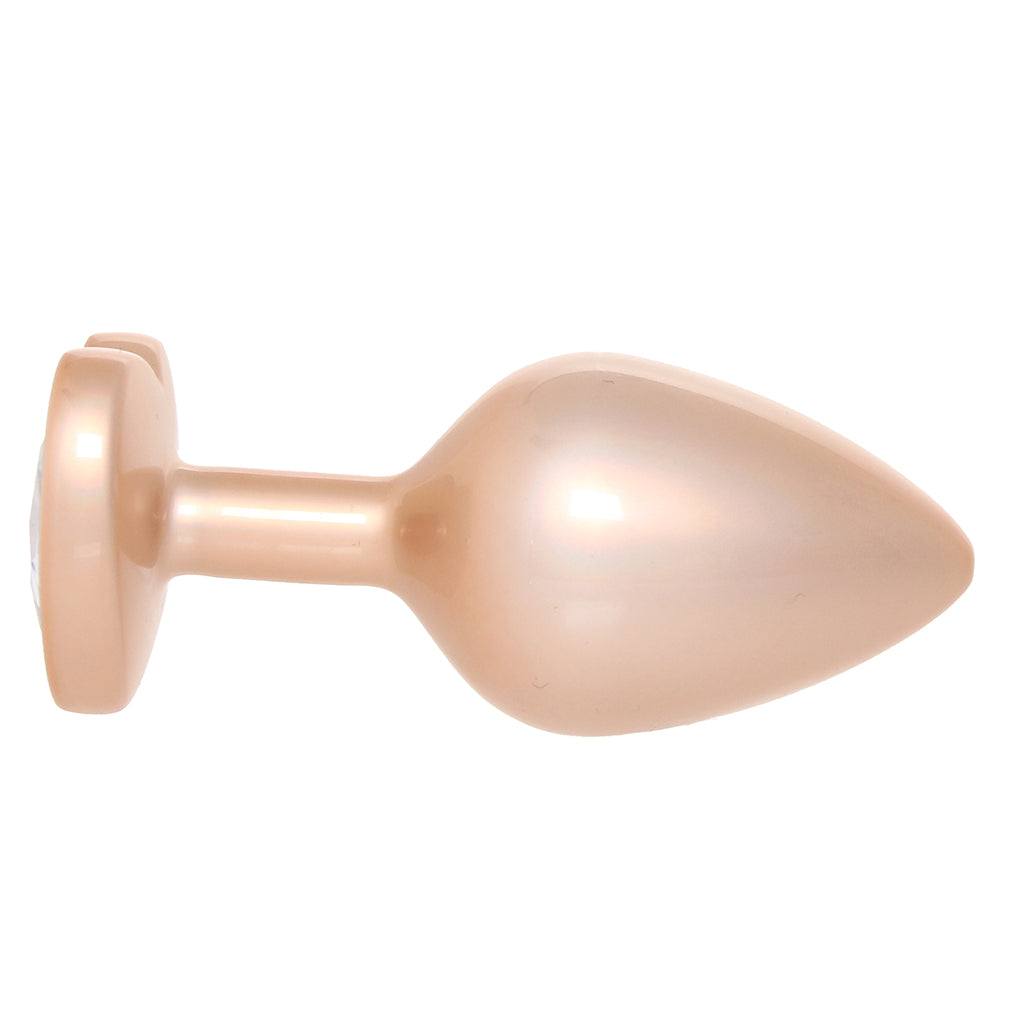Booty Bling Gold Metal Jewelled Butt Plug in Medium Anal Sex Toys > Butt Plugs - Tophatter Daily Deals