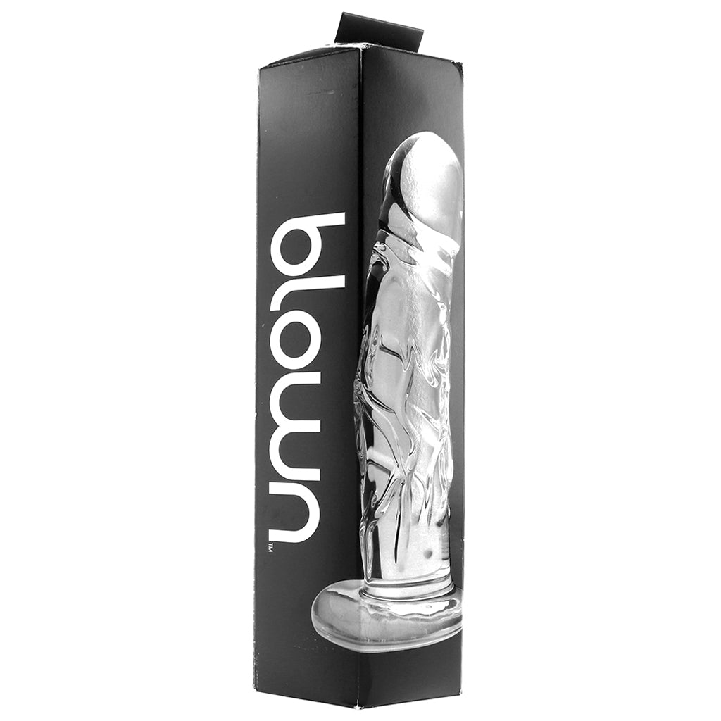 Blown Medium 7 Inch Realistic Glass Dildo - Tophatter's Adult Products Dildo Sex Toys > Pyrex Glass Dildos - Tophatter Daily Deals