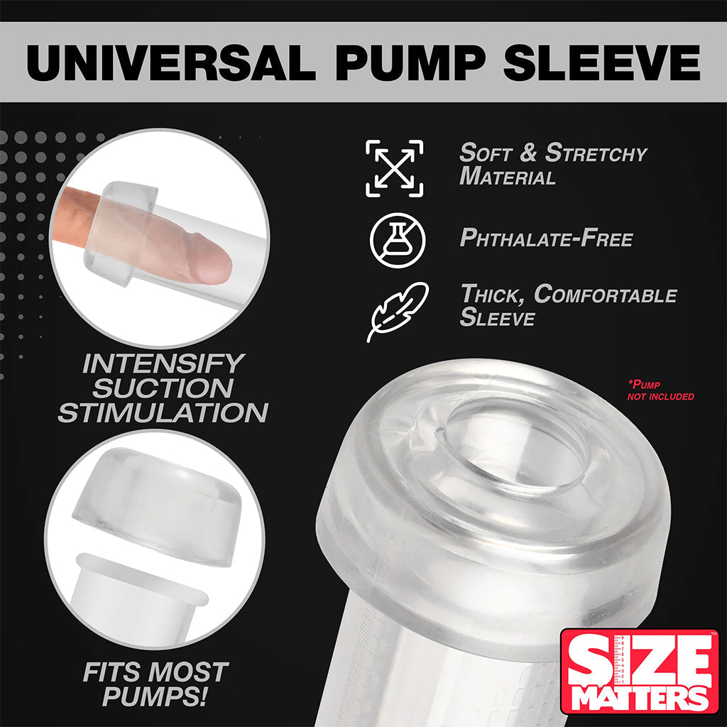 Size Matters Universal Pump Sleeve - Tophatter's Adult Sex Toys Online Male Enhancement > Penis Pumps - Tophatter Daily Deals