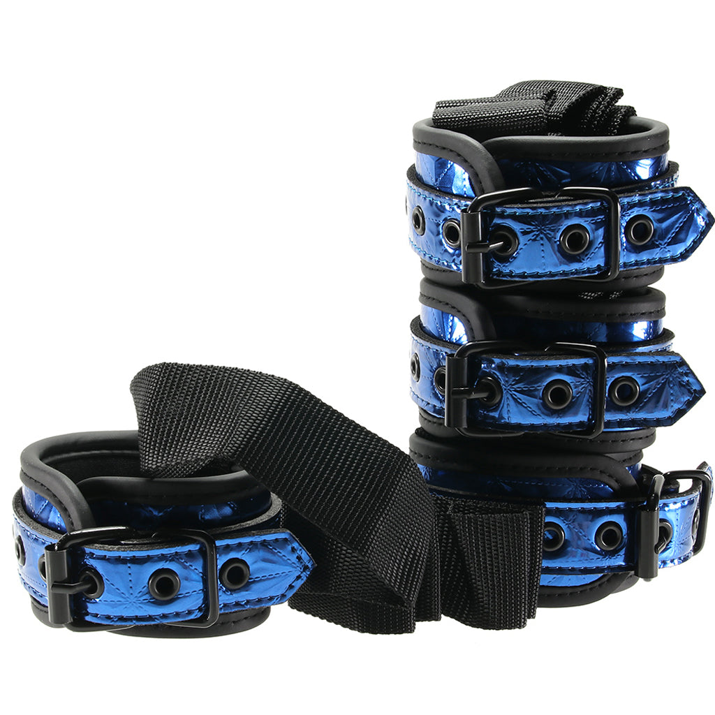 WhipSmart Bed Restraint Kit in Blue - Tophatter's Adult Products Bondage and Fetish > Restraints - Tophatter Daily Deals