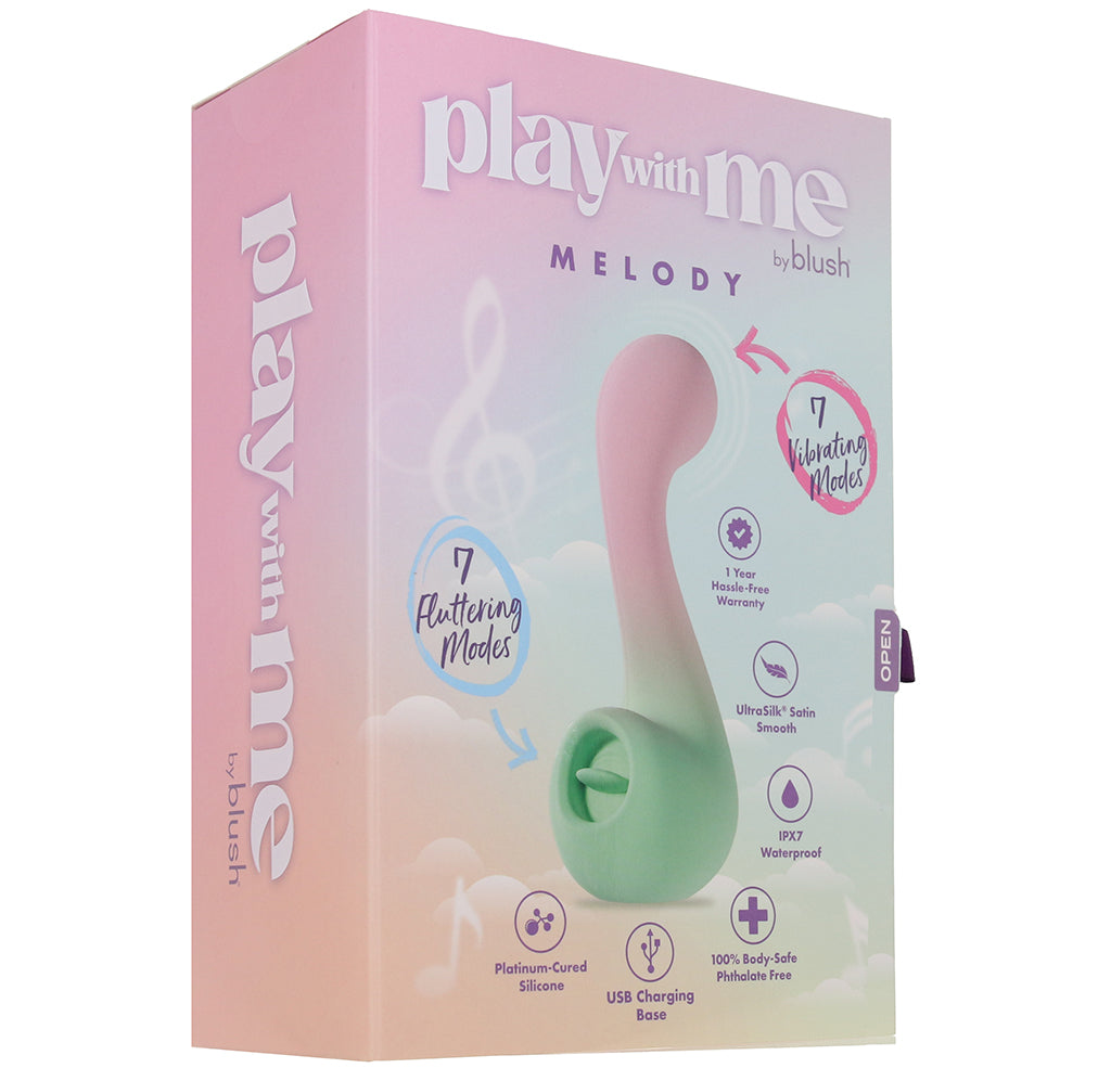 Play With Me Melody Dual Ended Vibe Vibrators > G-Spot Vibrators - Tophatter Daily Deals