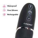 PinkCherry Triple Rabbit Vibe in Black Vibrators > Rabbit Vibrators - Tophatter Daily Deals