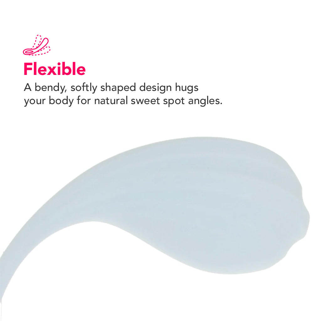 Satisfyer Smooth Petal Wearable Vibe in Light Blue Vibrators > Bullet and Egg Vibrators - Tophatter Daily Deals