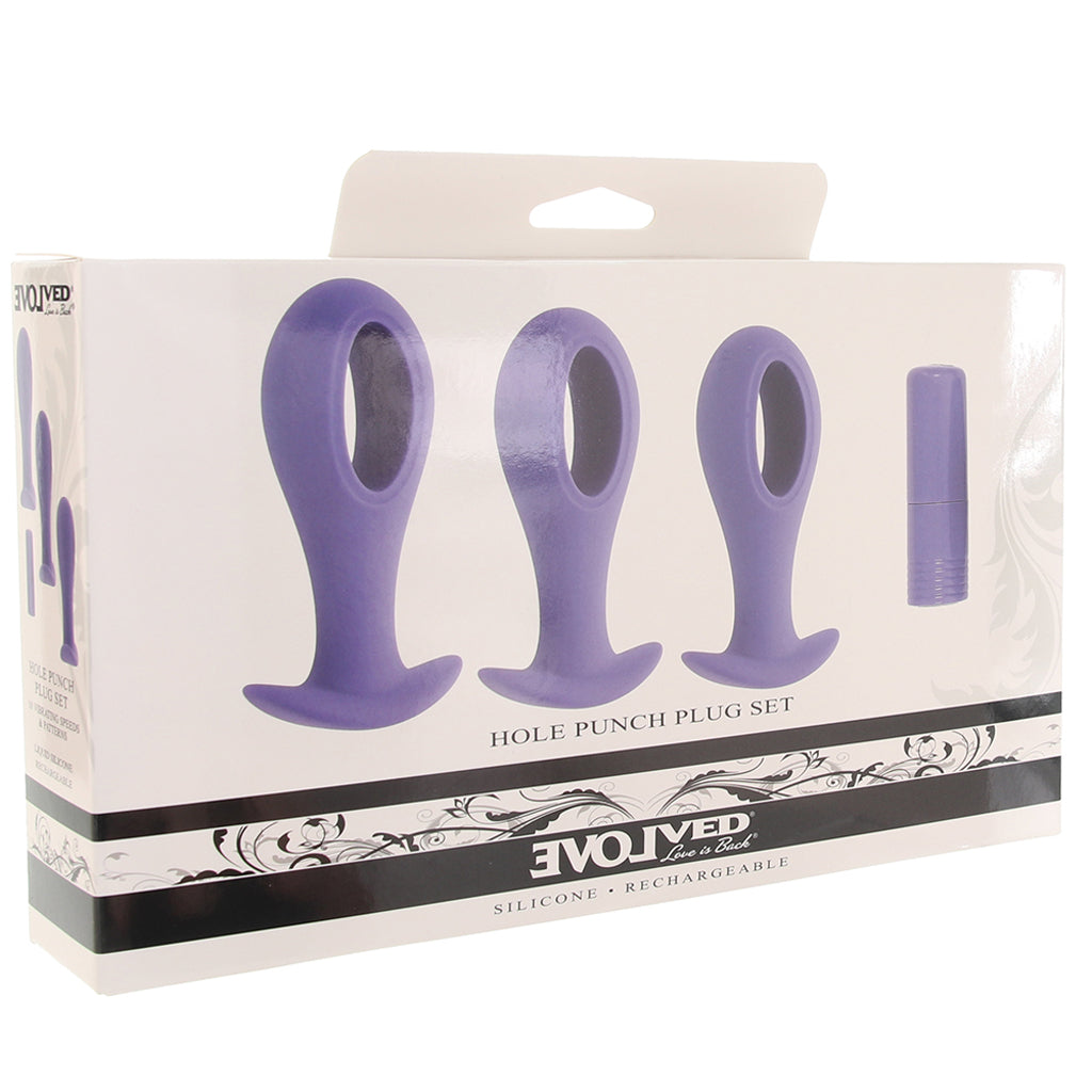 Hole Punch Vibrating Plug Set - Tophatter's Vibrator Deals Online Anal Sex Toys > Butt Plugs - Tophatter Daily Deals
