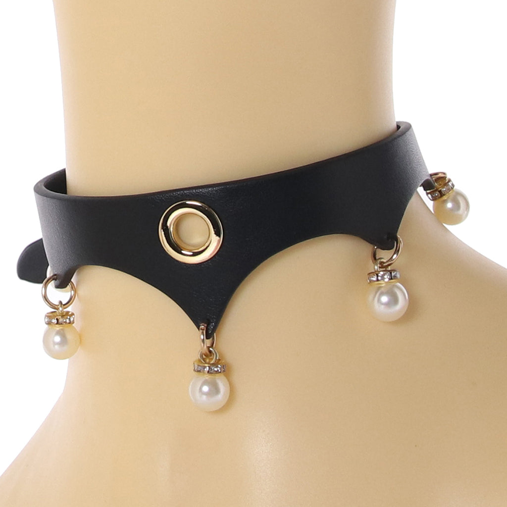 Fetish & Fashion Jezebel Collar Bondage and Fetish > Leashes and Collars - Tophatter Daily Deals