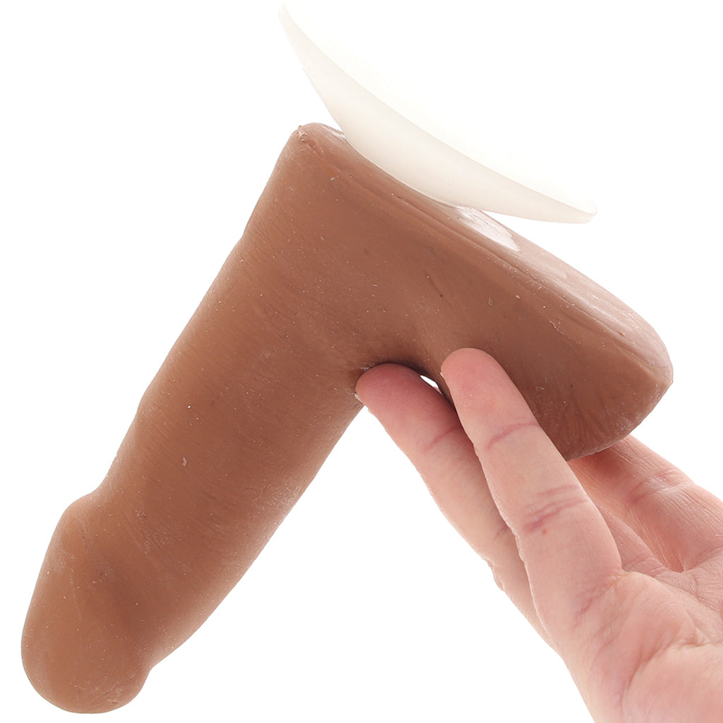 The Realistic 5 Inch Cock with Balls in Caramel - Tophatter's Adult Sex Toys Online Dildo Sex Toys > Realistic Dildos - Tophatter Daily Deals
