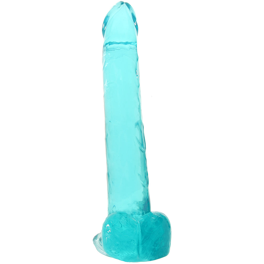 Size Queen 10 Inch Jelly Dildo in Teal Dildo Sex Toys > Realistic Dildos - Tophatter Daily Deals