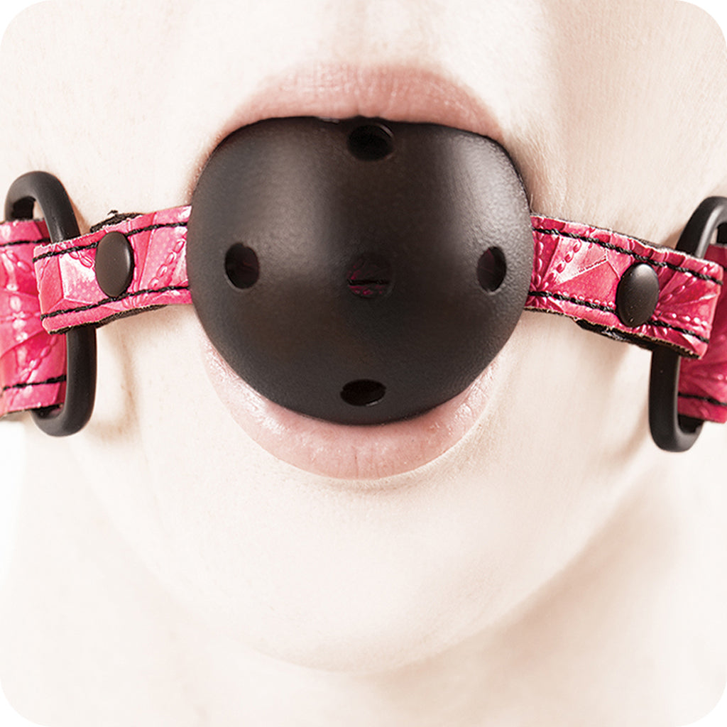 Sinful Ball Gag in Pink Bondage and Fetish > Ball Gags & Mouth Restraints - Tophatter Daily Deals