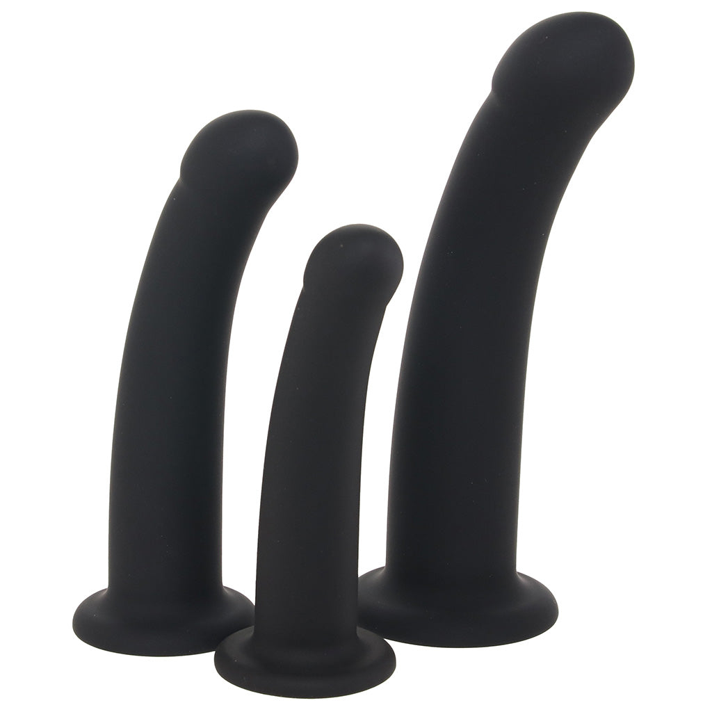 Trio Deluxe Curved Silicone Training Kit Dildo Sex Toys > Anal Dildos - Tophatter Daily Deals