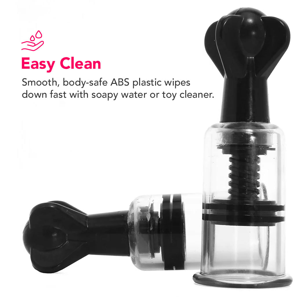 Super Suckers Nipple Pumps Bondage and Fetish > Nipple Stimulators & Clamps - Tophatter Daily Deals