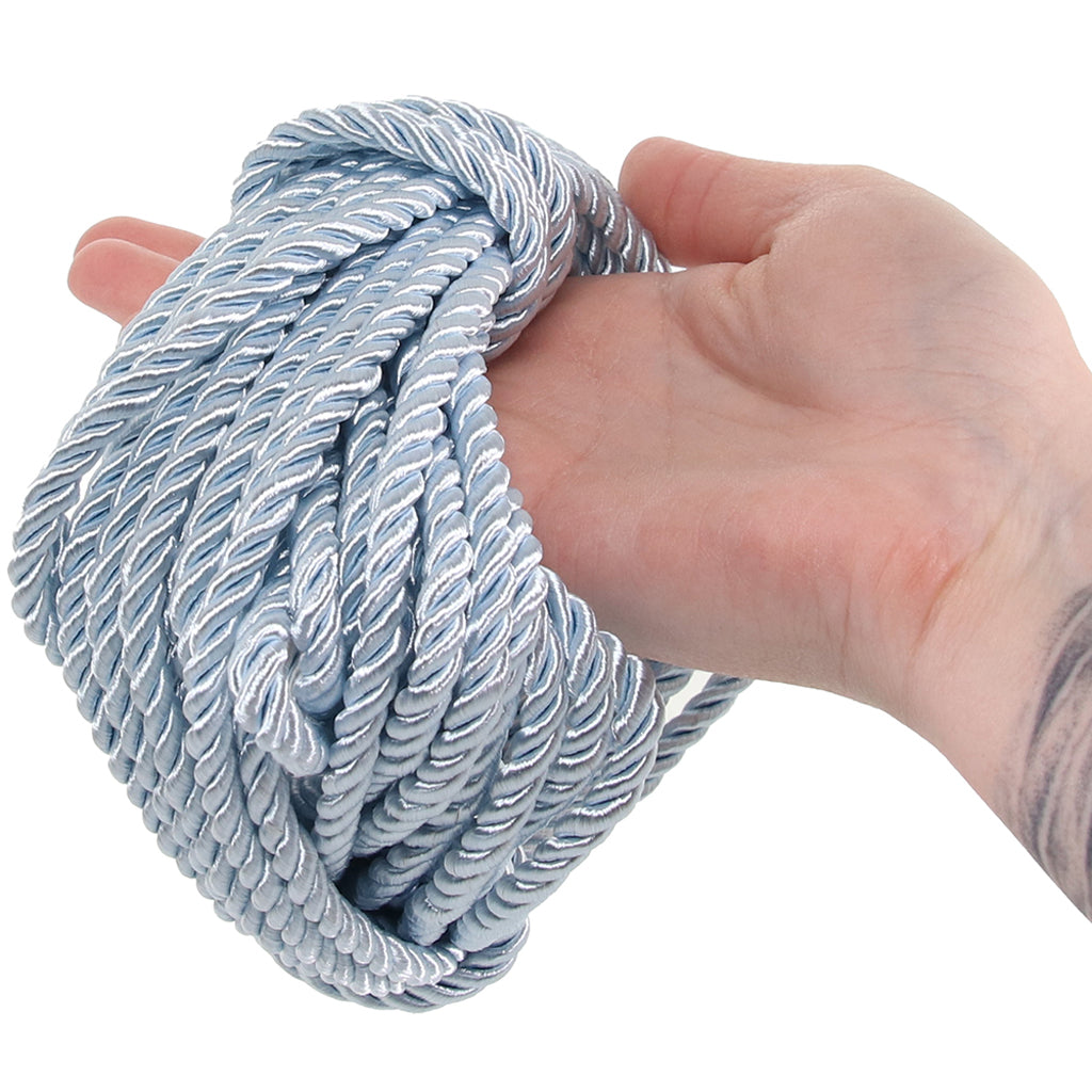 Ouch! 32.8'/10m Bondage Rope in Powder Blue Bondage and Fetish > Restraints - Tophatter Daily Deals
